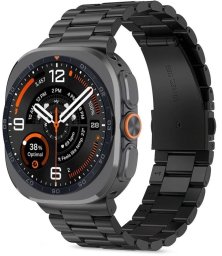 4kom.pl TECH-PROTECT STAINLESS SAMSUNG GALAXY WATCH ULTRA 1 / 2 2024-2026 (47 MM) BLACK (5906302324651)