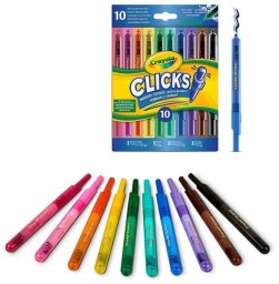 Crayola Flamastry zakreślacze automatyczne zmywalne 10szt (0071662083793)