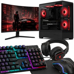 Komputer Altreo Zestaw KOMPUTER GAMINGOWY Intel I5 14400F RTX 5070 1TB 32GB