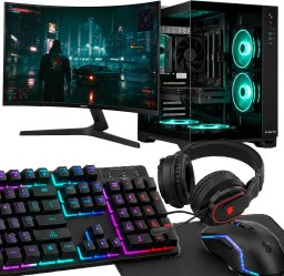 Altreo Zestaw KOMPUTER GAMINGOWY Intel I5 12400F RX 9060 XT 16GB 512GB 16GB