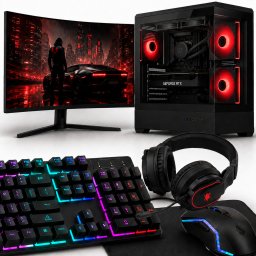 Altreo Zestaw KOMPUTER GAMINGOWY Ryzen 7 9800X3D RTX 5070 TI 16GB 1TB 16GB
