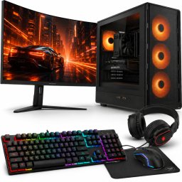 Altreo Zestaw KOMPUTER GAMINGOWY Ryzen 5 5600 RTX 5070 TI 16GB 512GB 16GB