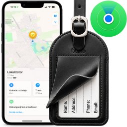 Satechi Lokalizator Smart Tag w etykiecie do walizki bagażu Apple Find My Bluetooth