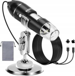 Mikroskop Language Lizard, LLC Ręczny mikroskop cyfrowy WADEO 50-1600X 8 diod LED