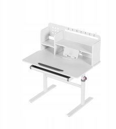 MarkAdler Biurko dziecięce regulowane Study 5.0 Grey 90 cm (MA-STUDY 5.0 GREY)