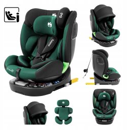 Fotelik samochodowy Recaro Obrotowy Loom 35 Black Green (TN-LOOM 35 BLACK-GREEN)