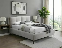 MEBLE ZIÓŁKOWSKI Łóżko 160x200 z pojemnikiem Pasadena Raven beżowe (PASADENARA160B24)