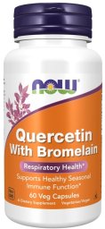NOW Foods # Quercetin with Bromelain - Kwercetyna + Bromelaina (60 kaps.)