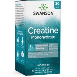 Swanson Creatine Monohydrate - Monohydrat kreatyny (30 saszetek)