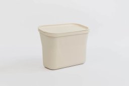 Kosz na śmieci Form-Plastic Wiszący pojemnik na bioodpady 27,5x14 cm kremowy Urbalive