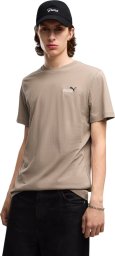 Puma Koszulka męska Graphics 2 Color Small No. 1 Logo Tee beżowa 684717 94 S