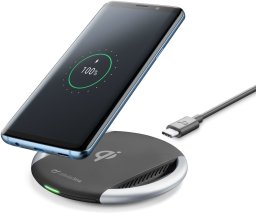 Ładowarka Cellularline Bezprzewodowa ładowarka z kablem USB-C w zestawie do urządzeń marki Samsung (WIRELESSPAD10WTYCK)