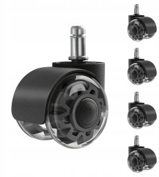 Mark Adler Kółka do fotela Wheels 3.0 Black (MA-WHEELS 3.0 BLACK)