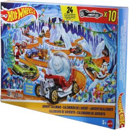 Kalendarz adwentowy Mattel Hot Wheels 2026 10 samochodów 1:64 (JLG41)