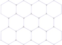Einparts Automotive Oświetlenie Hexagon LED EPHCL12 6500K 230V 324 X 239 CM