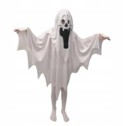 naszswiat Kostium Strój Ducha Duch Rozmiar 122-128 Przebranie Halloween