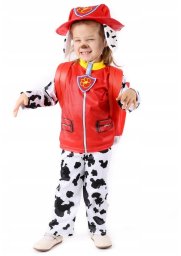 TDP Textiles Strój Psi Patrol kostium na bal Marshall r110/122 wiek 4-6 lat