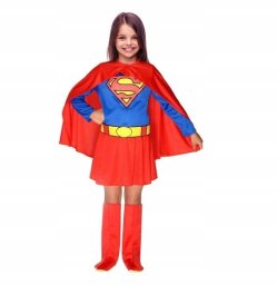 Gama Ewa Kraszek Strój Supergirl bohaterka dziecko licencja 128 Supermanka