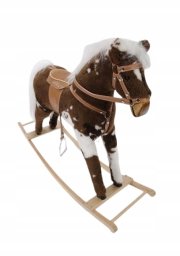 Polesie Koń na biegunach indiański wytrzymały jak za PRL bujak konik na biegunach