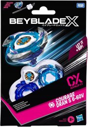 Macyszyn Pakiet startowy Beyblade X Courage Dran S 6-60V CX z bączkiem i wyrzutnią