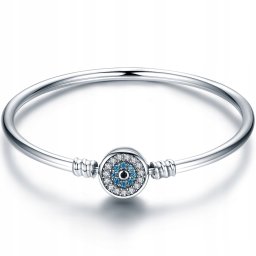 Ivybands Bransoletka modułowa do CHARMS beads srebro 925 kolorowe cyrkonie kryształ