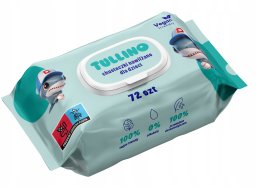 Alg Pharma Chusteczki nawilżane dla dzieci Tullino 72szt wet wipes dla niemowląt baby