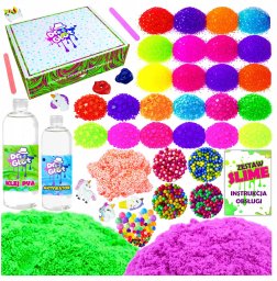WTM Slime zestaw epic do robienia glutów slajm glutki duży XXL największy