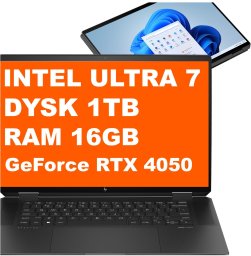 Laptop HP Spectre x360 16-aa0097nr / 16" / Intel Ultra 7 / 16GB / 1TB / Win 11 Pro