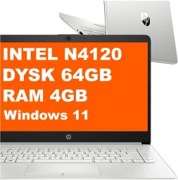 Laptop HP 14-cf2733wm Celeron N4120 / 4GB / 64GB / W11 (A2BZ1UA)