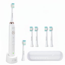 Szczoteczka Shona Soniczna (wibracje, efektywne czyszczenie) 6 końcówek (5902729075664)