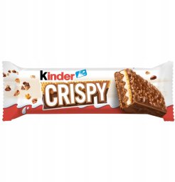 Kinder Crispy Chrupiący wafelek z nadzieniem kakaowym i orzechowym 34 g