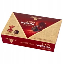 Solidarność Czekoladki złota wiśnia w likierze 306 g