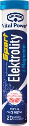HempKing Krger Vital Power Sport Elektrolity z magnezem smak grejpfrutowy 86 g (20 sztuk)