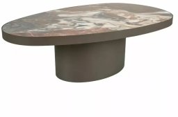 DKD Home Decor Ława GUSTO A Ceramic 118x73 brąz Patagonia (GUSTOABRMI118)