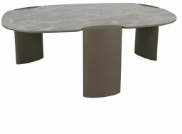 DKD Home Decor Ława ceramiczna ADORO A CERAMIC 118x75 szary GRIGIO (ADOROASZMI118)