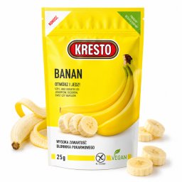 KRESTO Liofilizowany banan 25 g