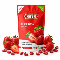 KRESTO Liofilizowana truskawka 15 g