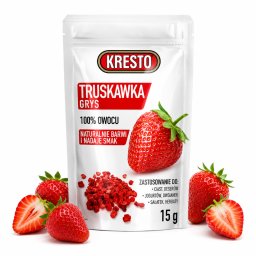 KRESTO Liofilizowana truskawka grys 15 g