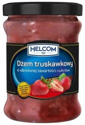 Helcom Dżem truskawkowy o obniżonej zawartości cukrów 320 g