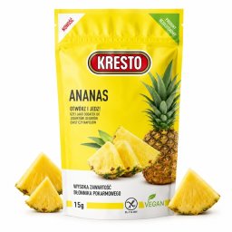 Celiko Kresto Liofilizowana ananas 15 g