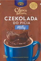 PIZCA DEL MUNDO (czekolady, kawy, yerba Krger Milky Czekolada do picia o obniżonej zawartości tłuszczu 25 g