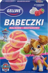Gellwe Babeczki malinowo-śmietankowe mieszanka do wypieku 238 g