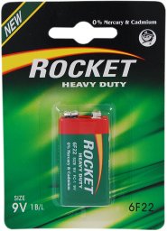 Rocket 6F22-1BB 9V Blister (6F22BL1)