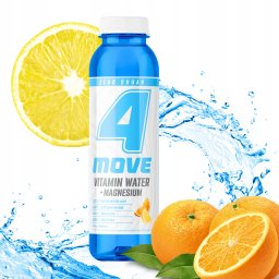 4Move Zero Sugar Napój niegazowany o smaku cytrusowym 556 ml x 6 sztuk