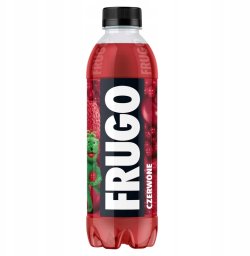 4Move Frugo Czerwone Napój wieloowocowy niegazowany o smaku truskawki wiśni i czerwonej porzeczki 500 ml x 12 sztuki