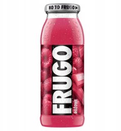4Move Frugo Różowe Napój wieloowocowy niegazowany o smaku maliny 300 ml x 12 sztuk