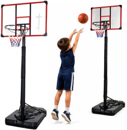 Lean Sport Kosz do Koszykówki Mobilny Regulowany Stojak 200-305cm EDUKAMP (30563)