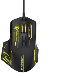 Mysz Wozinsky Przewodowa WMGK-1181W gamingowa optyczna 7200 DPI z podświetleniem - czarno-żółta (5907769387920)