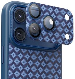 Benks Nakładka na aparat Armor Warrior Lens do Apple iPhone 17 Pro Max ArmorGrid niebieski (BKS512)