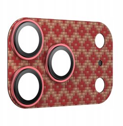 Benks Nakładka na aparat Armor Warrior Lens do Apple iPhone 17 Pro ArmorGrid pomarańczowy (BKS507)